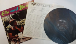 Винтажная виниловая пластинка LP Ella Fitzgerald With Count Basie And His Orchestra Ella And Basie (Japan 1986)