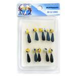 Мормышка "Конус" с зеркалом + подвеска (3мм)