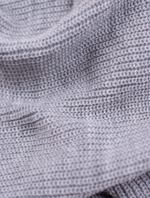 Снуд-резинка вязаный (Св.серый меланж)