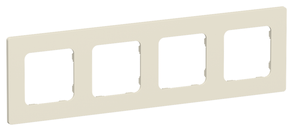 FLITE Рамка 4-местная РУ-4-К-ФлСл сливочный IEK