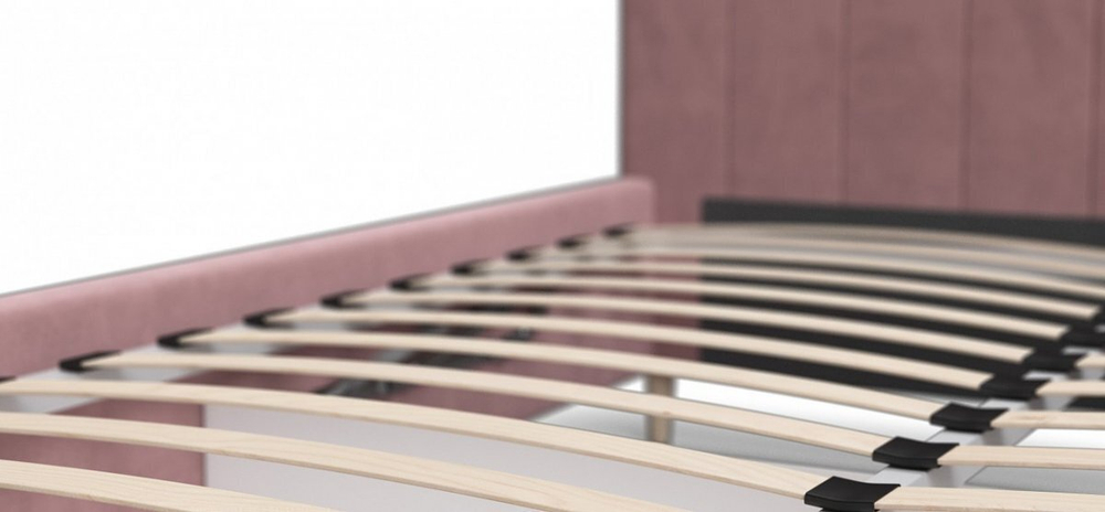 Кровать Сканди велюр монолит роуз(последний экземпляр)