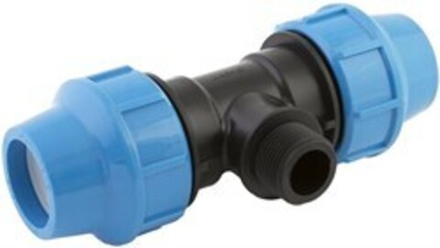 Тройник наружная резьба 40*1" ПНД