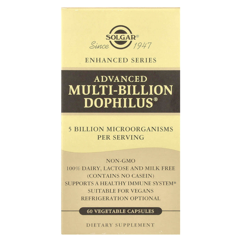 Solgar, Advanced Multi-Billion Dophilus®, 60 растительных капсул