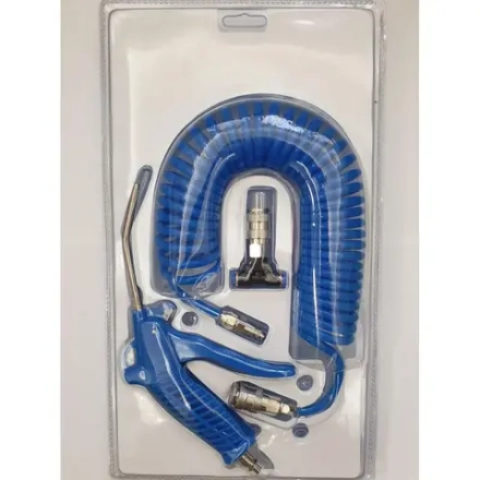 Шланг обдува 5 м с пистолетом (с установочным комплектом, в блистере) МАРК