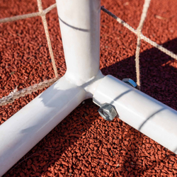 Ворота для мини-футбола, гандбола (без сетки) стальной профиль 80х80 мм ZAVODSPORTA