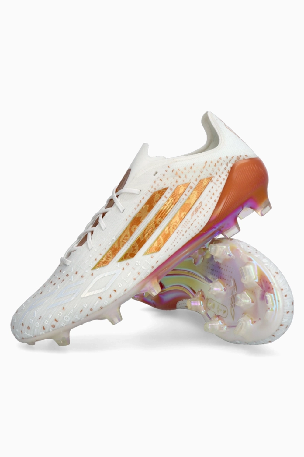Бутсы adidas F50 Elite Salah FG - белый