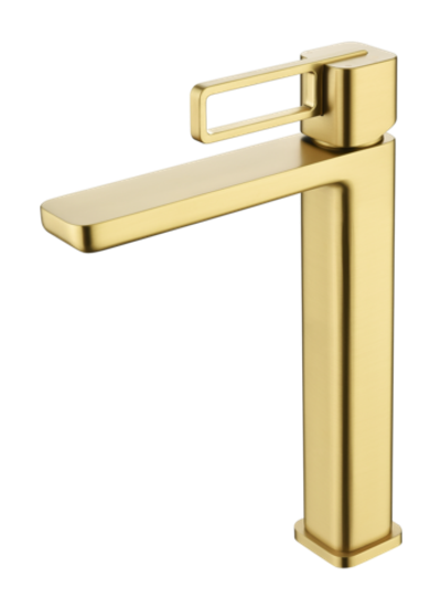 12112-S Смеситель од. для раковины-чаши (Мат. Золото) GANZER (10/1шт)