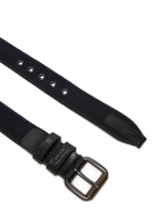 Ремень муж. AERONAUTICA 302 черный хлопок