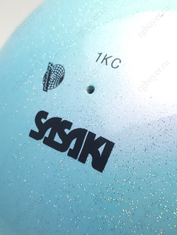 Мяч Sasaki 18,5 см серия "Аврора" Голубой LIBU (Light Blue)