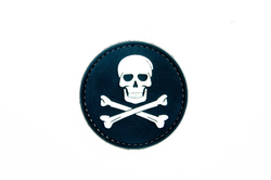 Шеврон Черная метка PVC