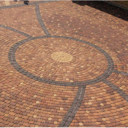 ТРОТУАРНАЯ ПЛИТКА КЛАССИКО - Б.2.КО.6 ЛИСТОПАД ГЛАДКИЙ ОСЕНЬ, КОМПЛЕКТ ИЗ 3 ВИДОВ ПЛИТ