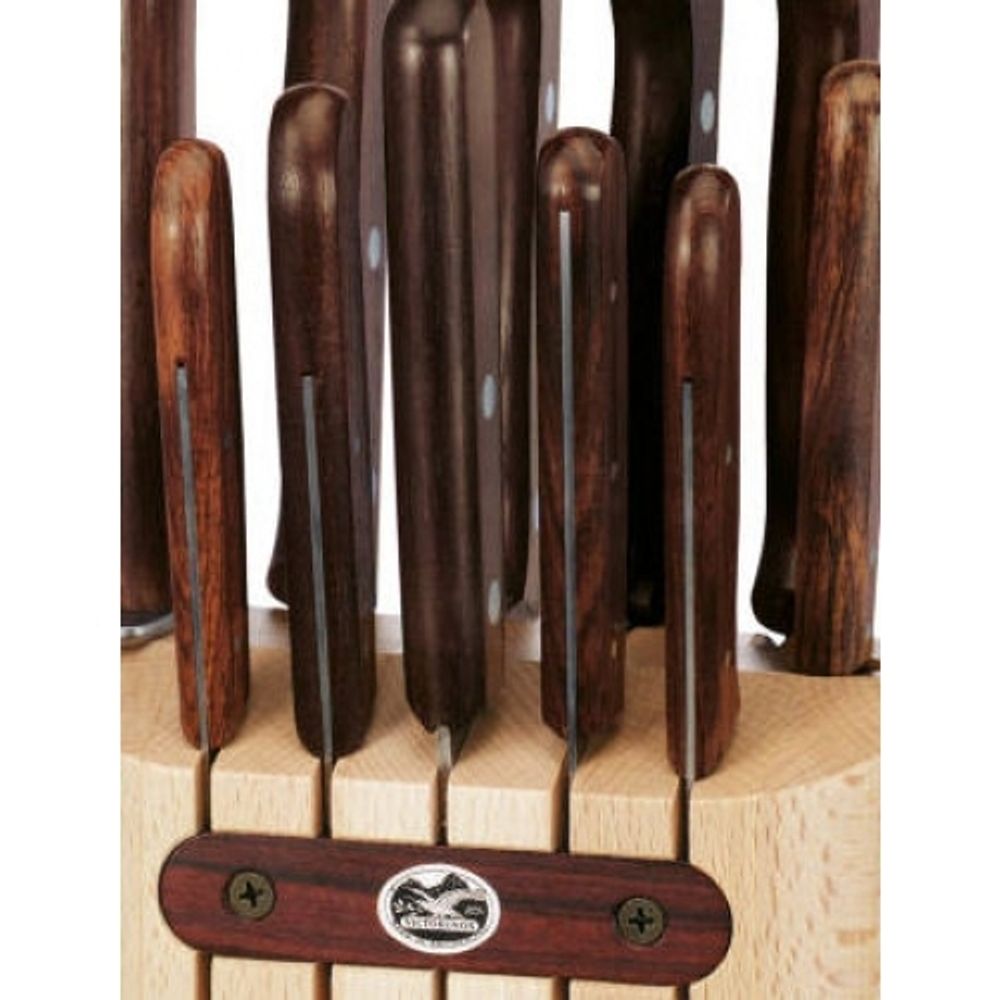Набор ножей Victorinox Wood в подставке 11 шт коричневый (5.1150.11)