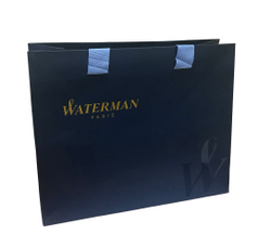 Подарочный набор Перьевая ручка Waterman GRADUATE ALLURE, цвет: черный, перо: F с чехлом на молнии