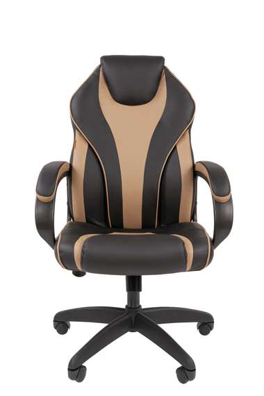 Офисное кресло Chairman 299 Россия экопремиум черный/бежевый