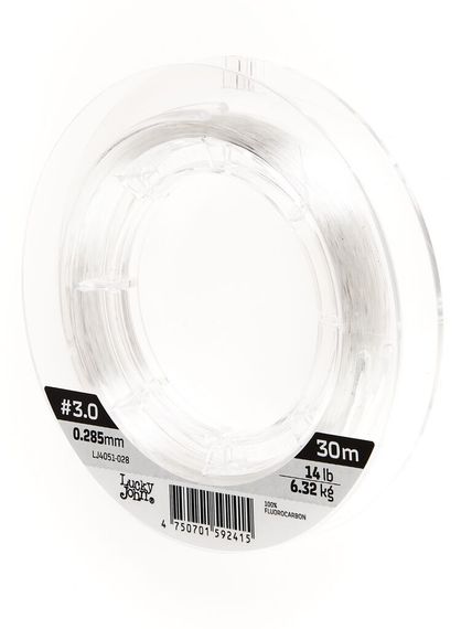 Леска монофильная Lucky John FLUOROCARBON Hard 30 м, 0,28 мм
