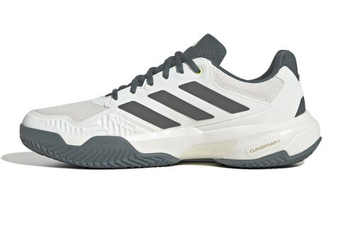 Мужские кроссовки теннисные Adidas CourtJam Control 3 M Clay - кремовый/серебристый металлик/aurora ivy