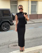 Платье Solo maxi, Черное