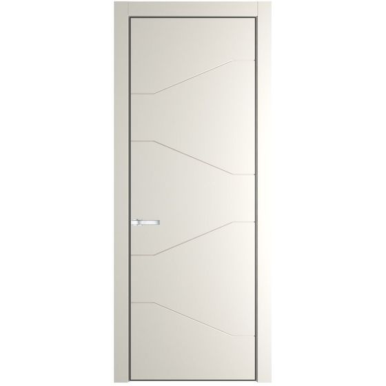 Межкомнатная дверь эмаль Profil Doors 2PA перламутр белый глухая профиль серая ночь