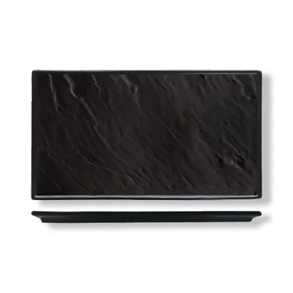 Блюдо прямоугольное 30*17 см Organic Black фарфор P.L. Proff Cuisine [3]