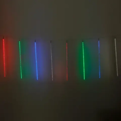 Гирлянда для улицы «Тающая сосулька» 3,0 м*80 см 575 лампы LED, IP-54, Мультицвет (8 трубок)