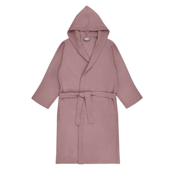 Naomi (марсала) XL (р.58-60) Халат вафельный с капюшоном