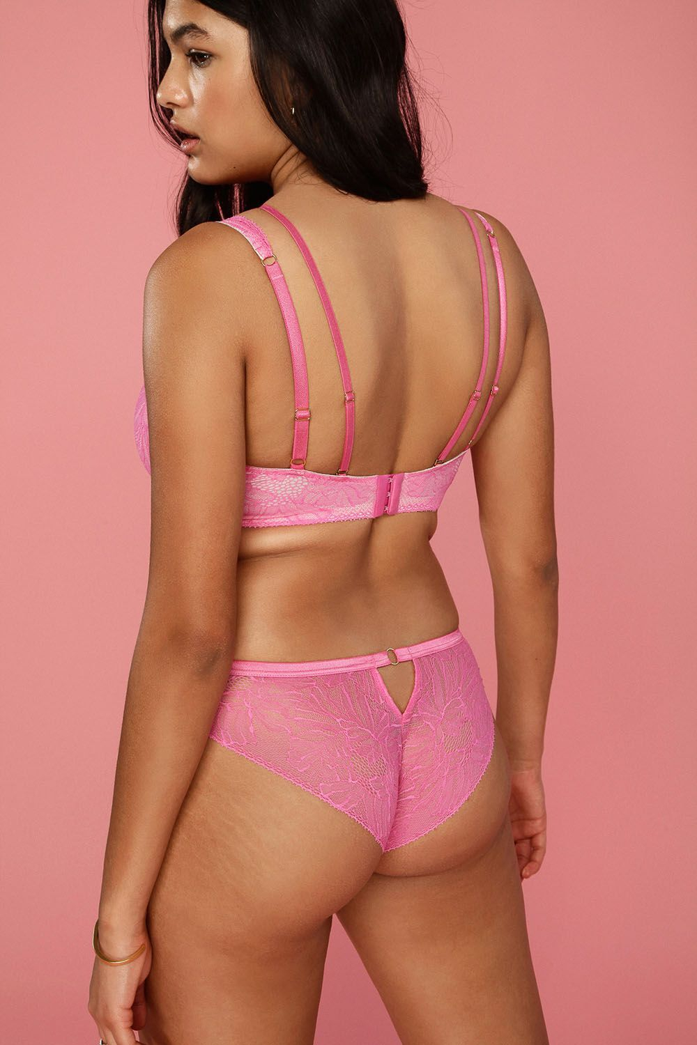 Бюстгальтер-бралетт Aruba M Bralette (Размер: 75E) (Цвет: ярко-розовый)