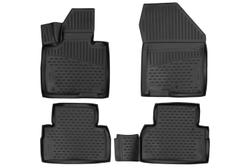 Коврики в салон для HYUNDAI Santa Fe, 2017-, внедорожник , 4 шт. (Повышенная устойчивость, повышенная износостойкость) FORMAT.3D01995210