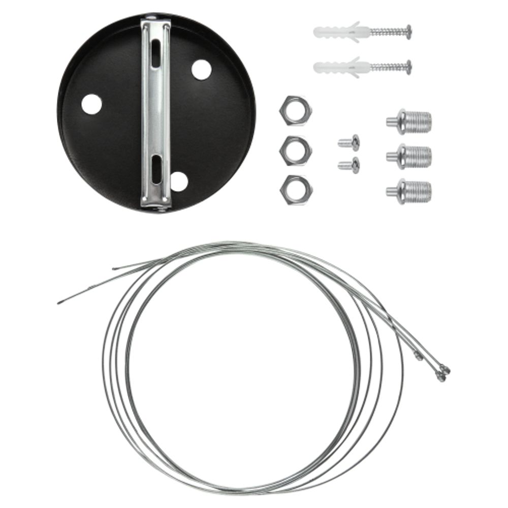 Светильник LED ЭРА Geometria SPO-151-B-40K-030 Delta 30Вт 4000К 3000Лм IP40 черный подвесной драйвер внутри | Декоративные светильники Geometria