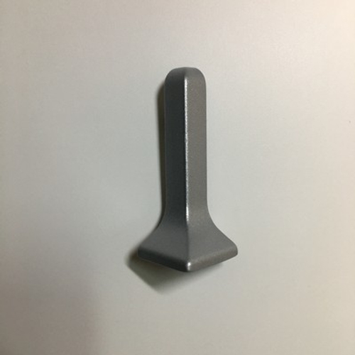 40(м) Наружный угол мет. к пл. 40мм "DO-1" Серебро мат. анод.