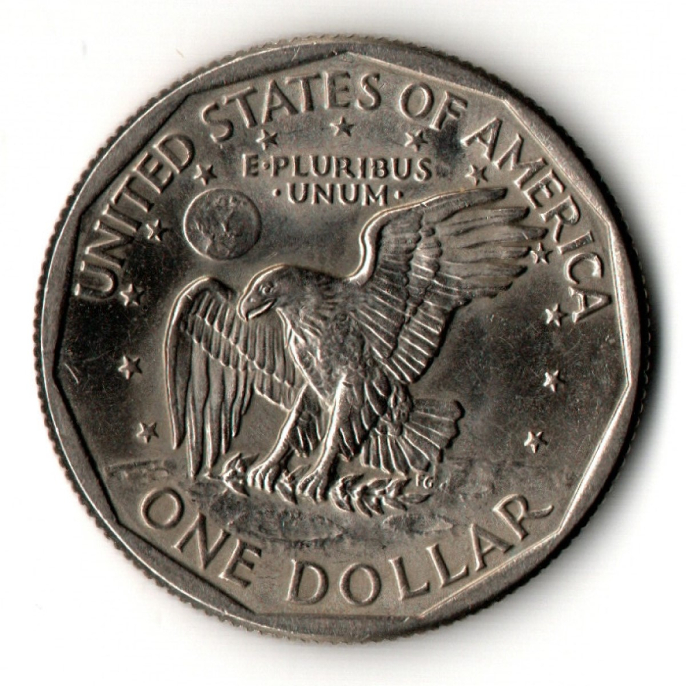 1 доллар США 1979 года. Сьюзен Энтони.