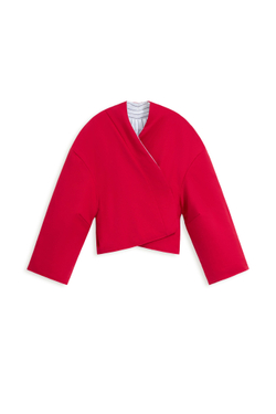 Куртка двустороняя TULUP white/red