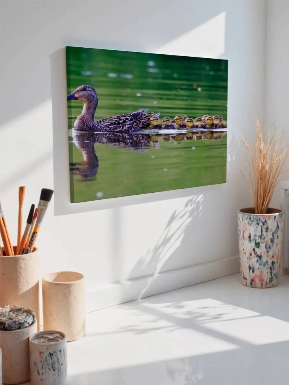 Картина на стену 40 X 50 Утка с утятами