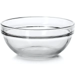 Салатник стеклянный 17см «Шеф» 53563SLBT
