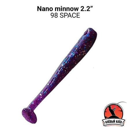 Nano minnow 2.2" 22-55-98-6  Силиконовые приманки Crazy Fish