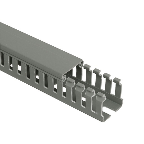 Кабель-канал перфорированный Импакт 25х40мм серый IEK (кабельный короб) CKM50-025-040-1-K03