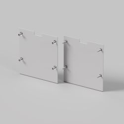 Комплект заглушек (для профиля 50×50) 2 шт., Maytoni ALM-5050-S-EC 642046