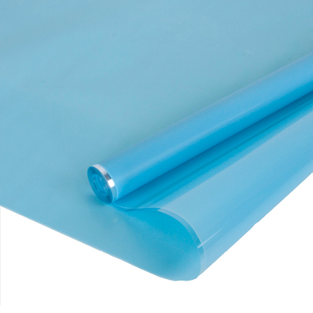 Упаковочная пленка (0,6*10 м) Лак, Голубой, 1 шт.