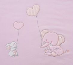 Слоник (розовое) Одеяло 90х120