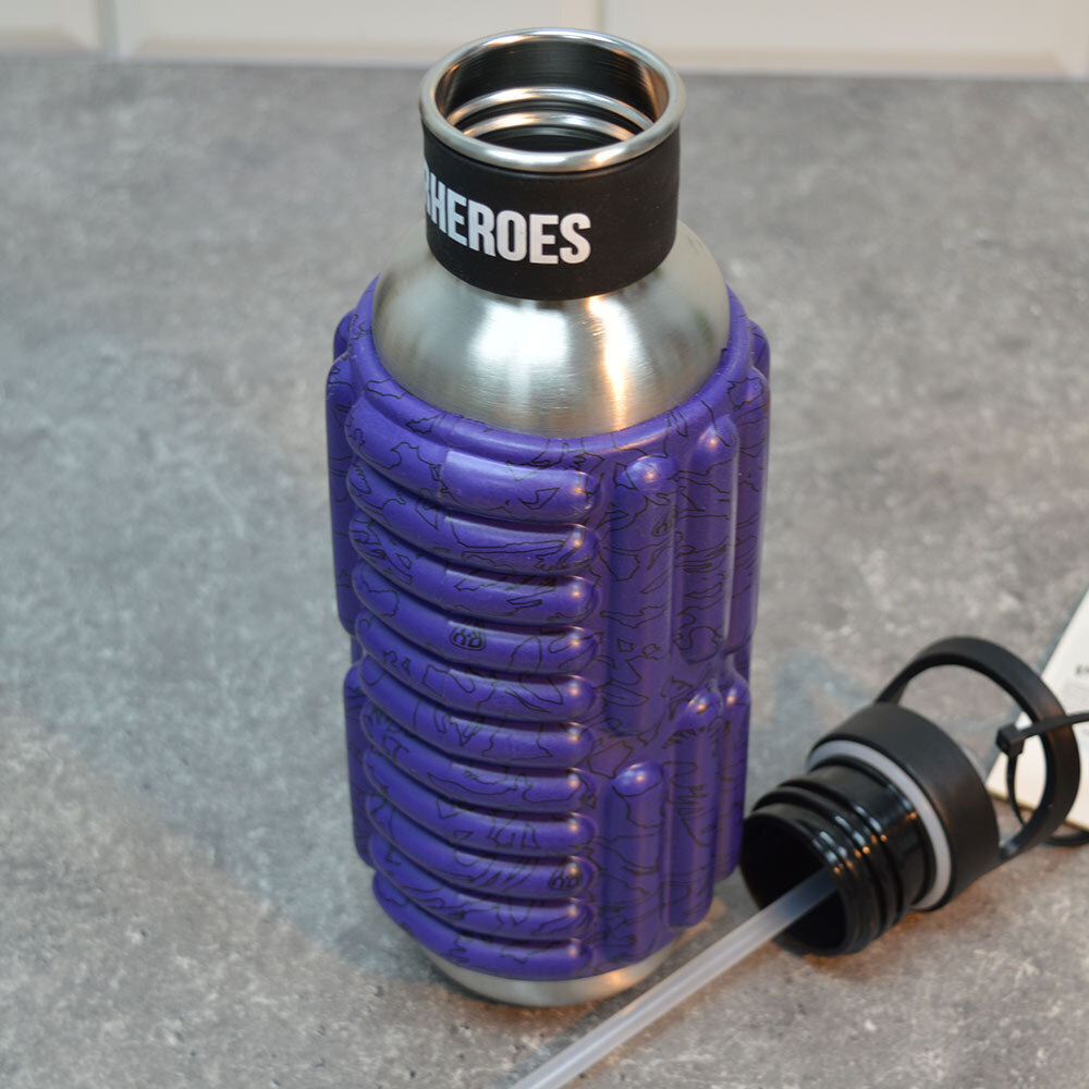 Термос 0,75л нерж с массажным силиконовым покрытием