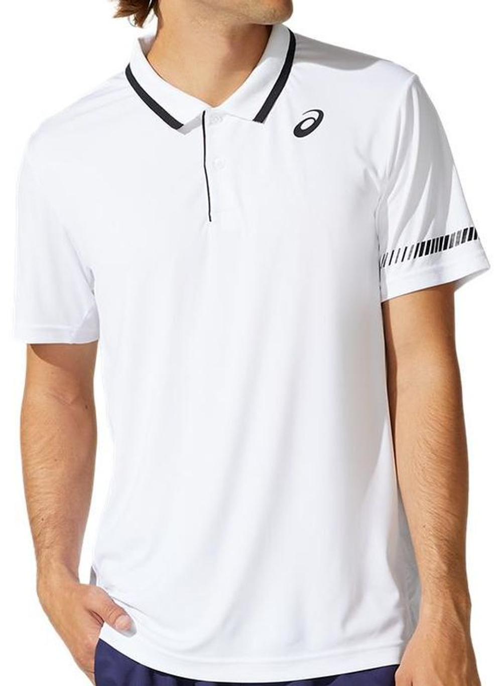 Asics Court M Polo Shirt brilliant white