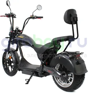 Электроскутер IKINGI HARLEY CHOPPER 4000W (60V/30Ah) - Чёрный фото №5