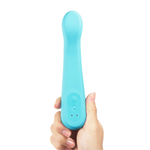 Голубой вибратор 18см для стимуляции зоны G Iroha Fit+ Aonami SMF-01