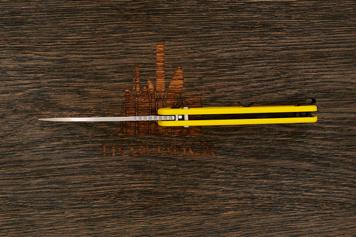 Нож складной CJRB Hectare, клинок 80мм, сталь AR-RPM9, рукоять G10 жёлтый