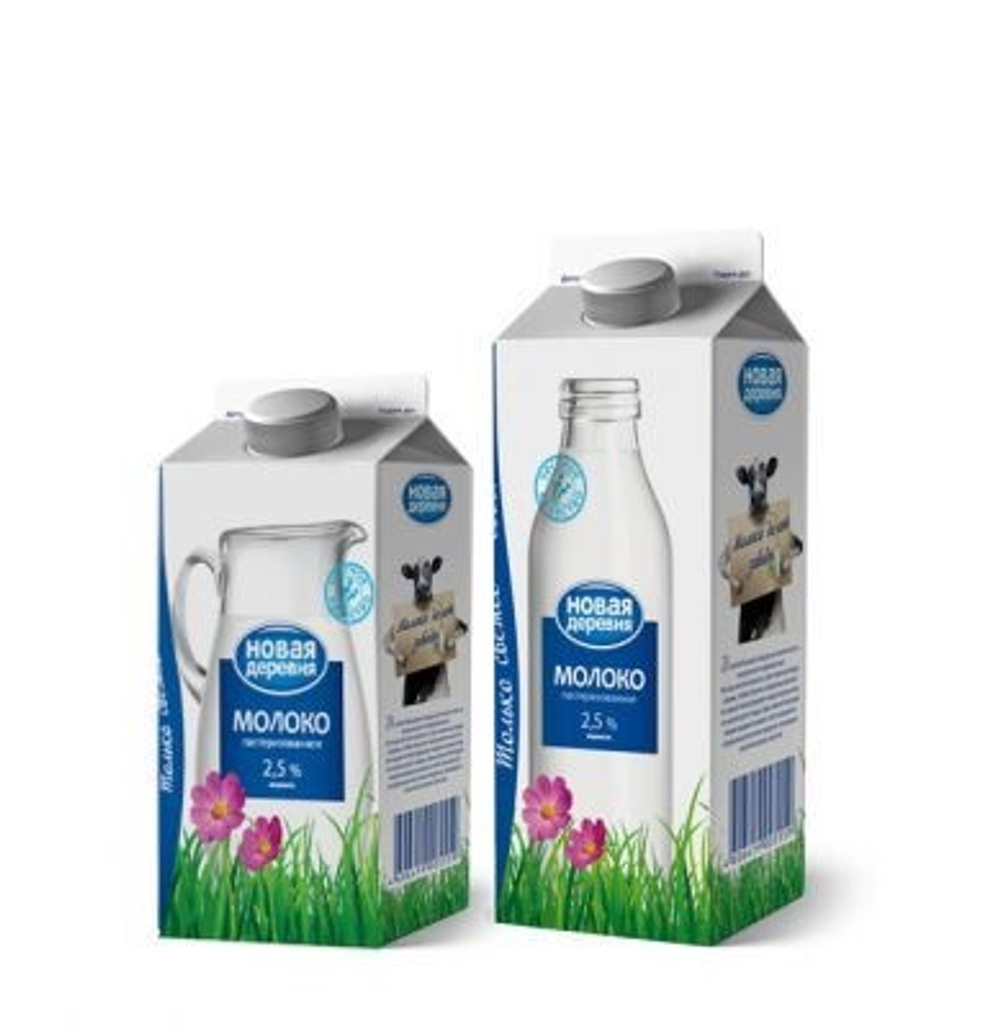 Молоко "Новая деревня" тера/пак 2,5% 1000г