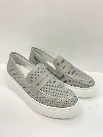 Слипоны женские натуральная кожа