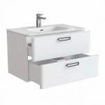 Тумба с раковиной IDDIS Brick BRI80W0i95K 80 белая