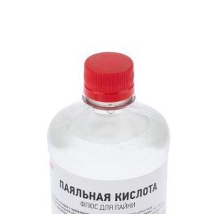 Флюс для пайки, ПАЯЛЬНАЯ КИСЛОТА, 500мл, флакон REXANT