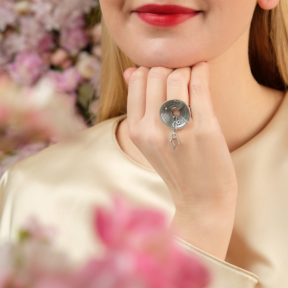 "Лесото" кольцо в серебряном покрытии из коллекции "Африка" от Jenavi