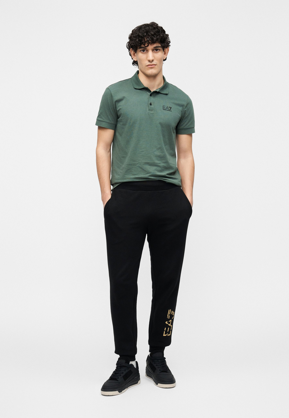 EA7 Emporio Armani Футболка-поло - Зелёный