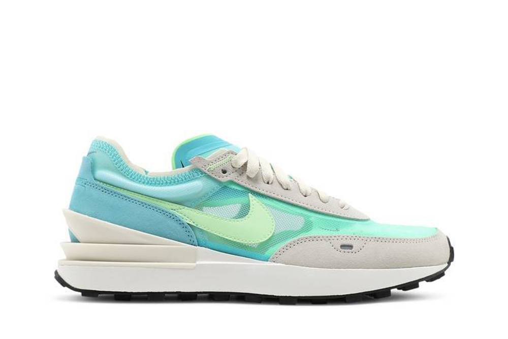 Кроссовки Nike Waffle One Scream Green (Женская размерная сетка)